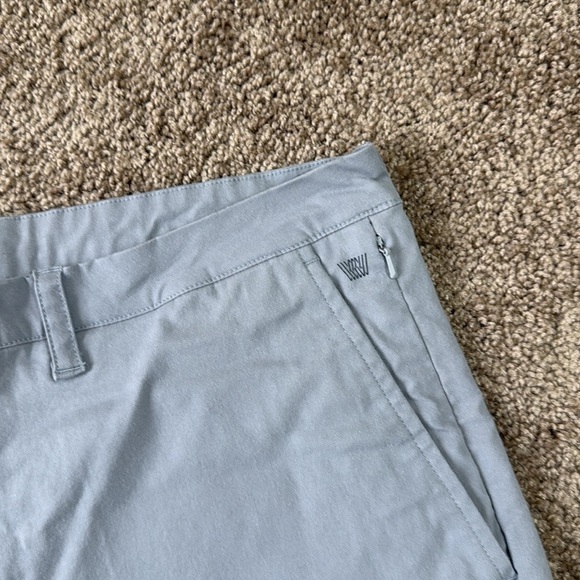 Mack Weldon Gray Flat Front Men Shorts - Picture 6 of 10